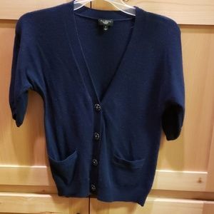 Navy blue sweater/cardigan